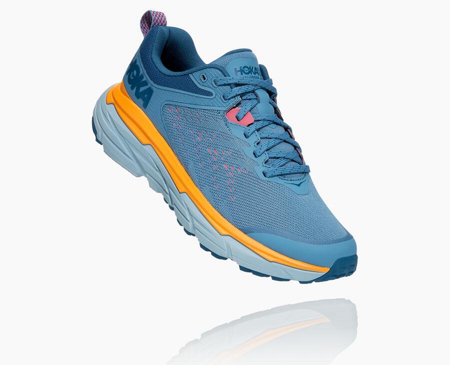 Hoka One One Challenger Atr 6 - Women's Trail Shoes - Blue - UK 573ISONPU
